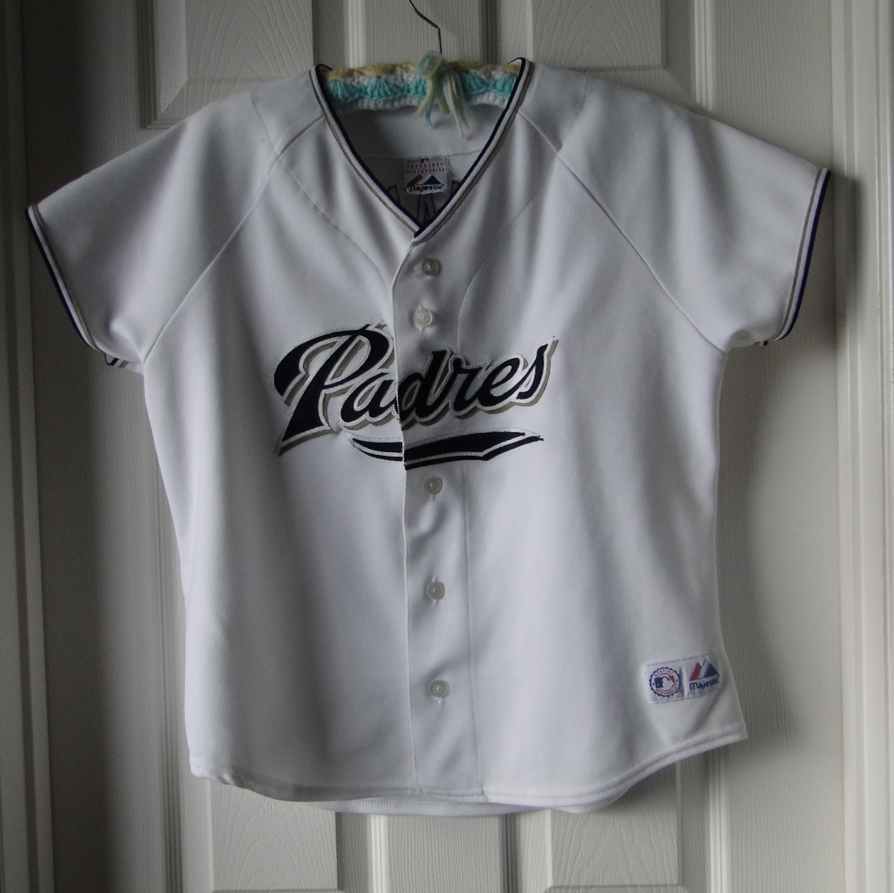 San Diego Padres Majestic MLB Youth White Classic